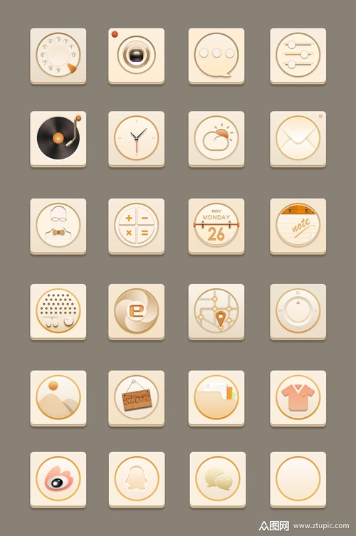 手机主题ui图标设计