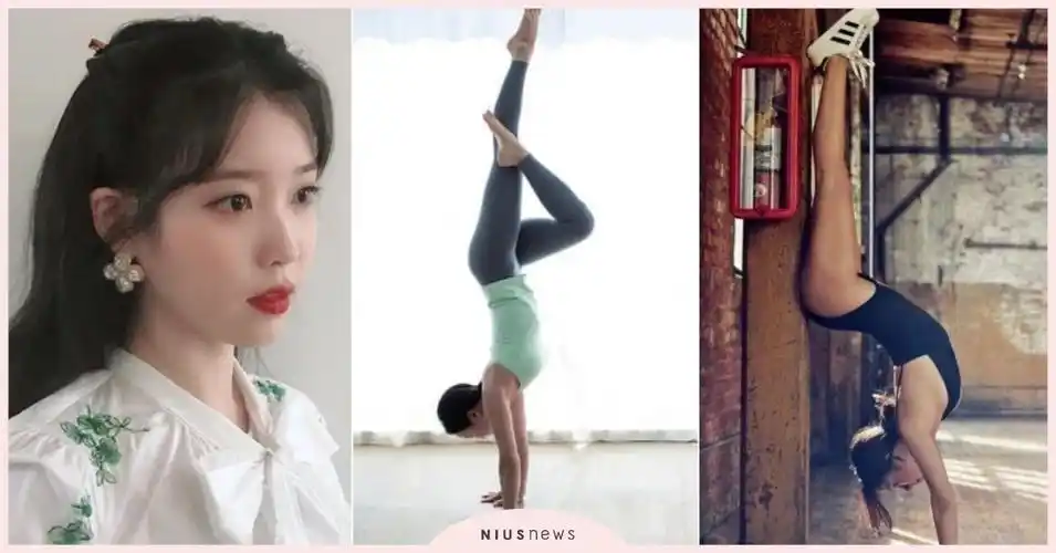 iu李孝利女神也着迷倒立逆伸展4周就能练起来
