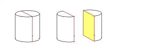 一个圆柱沿着一条底面直径纵切是怎样切?