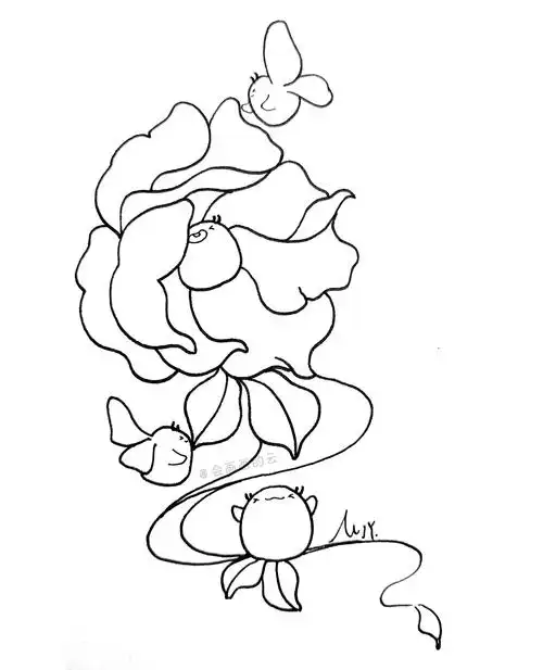 简笔画初学零基础简笔画教程