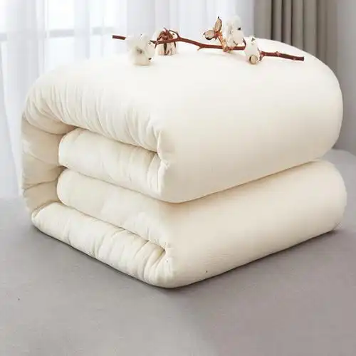 棉被新疆棉花棉絮花被芯床棉被被子加厚保暖冬被全棉垫被棉胎 4斤春秋