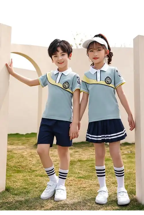 幼儿园园服夏装短袖运动服小学生夏季校服套装儿童运动会班服