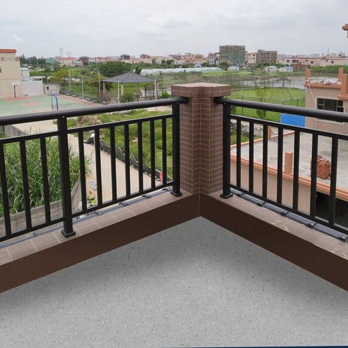 画萌阳台护栏锌钢工厂小区别墅天台围栏连廊栏杆空调栅栏庭院露台铁艺