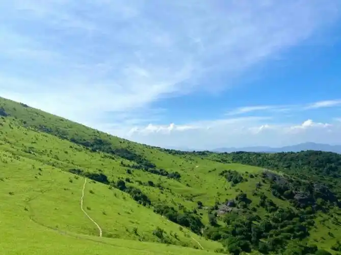 览福建生态大草原踏高山草甸游嵩口古镇