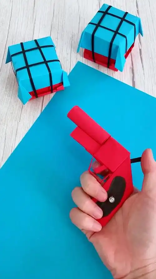 手工折纸!信号枪