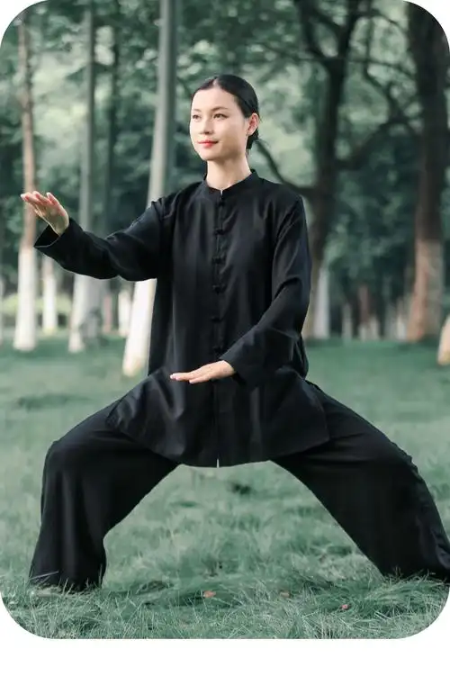 新款飘逸太极拳练功服装夏季薄款短袖男中国风棉麻白色短袖男女同款xs