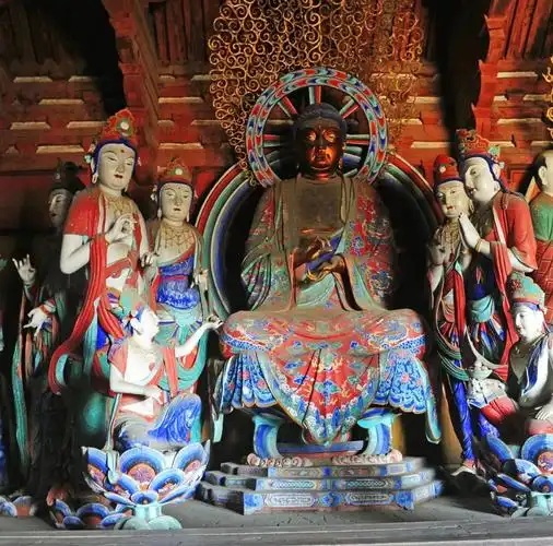 【经典】五台山佛光寺彩塑:记得绿罗裙,处处怜芳草