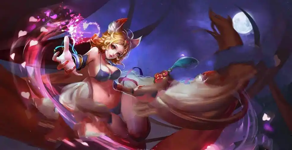 《王者荣耀》妲己很享受的表情高清原图