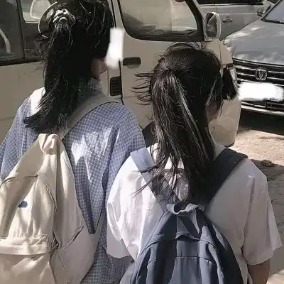 高清好看的闺蜜头像不露脸2个人图片