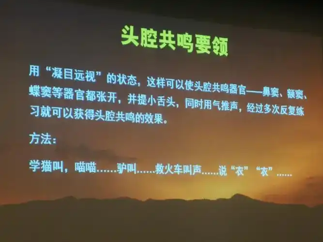 记第28届现代与经典《经典诵读 科学发声》工作坊 写美篇头腔共鸣