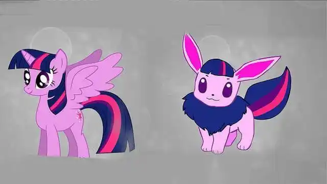 紫悦简笔画变成伊布人形:紫悦变成宝莉宝莉神奇宝贝公主,紫悦怎么画简