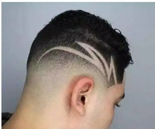 男生z字闪电发型图片 绝对吸引眼球