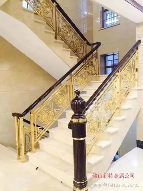 十种铝艺雕刻楼梯扶手代表不一样的风格