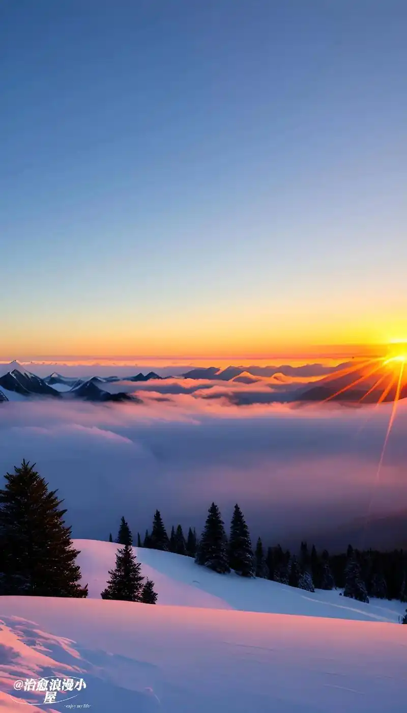 当光出现时,山便有了颜色, 当阳光照耀山川,人们所期待的美 - 抖音