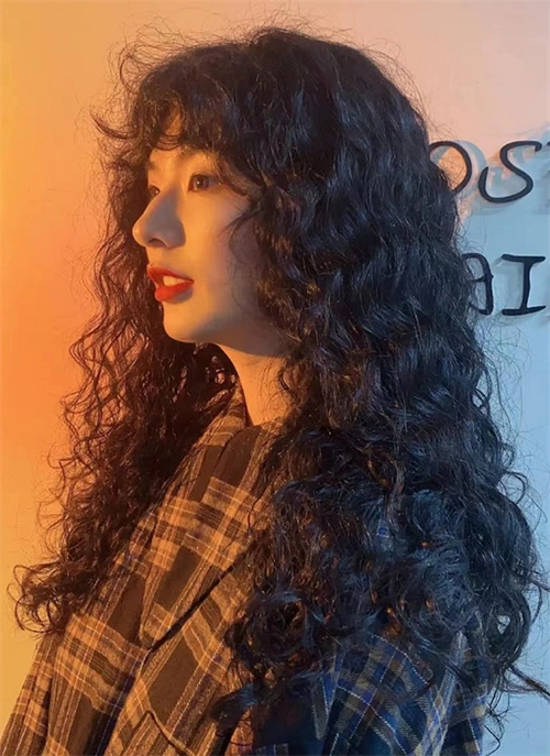 复古慵懒羊毛卷 懒人必备发型