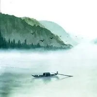 好看的古风山水微信头像点击鼠标右键下载