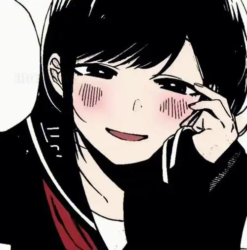 动漫女生头像  #头像  #高清女头  #黑色系