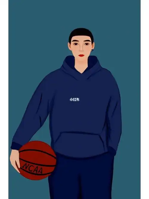 零基础学画画  #插画头像  #男生  #男生寸头