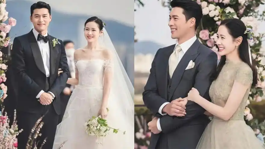 玄彬孙艺珍婚礼高清内场图公开 二人挽手笑容甜蜜惹人羡