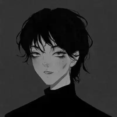 情侣头像动漫高冷霸气黑白