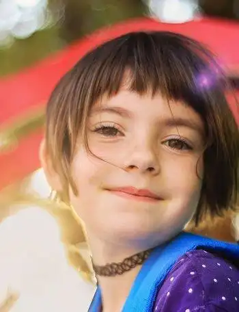 时尚女童短发发型 女孩短发发型图片(3)