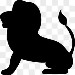 狮子座的星座符号图标