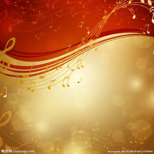 动感音符背景图片
