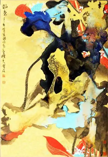 宇宙,荷花,山水,写意虎,工笔狮虎系列 让世界认识中国——曹俊画展