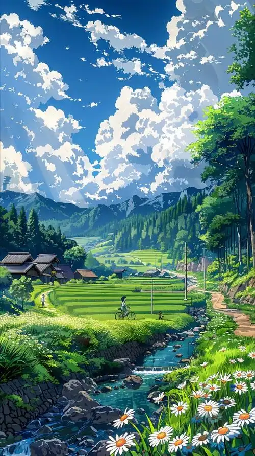 宫崎骏的夏天|故乡的原风景    #二次元新鲜事##某某壁纸
