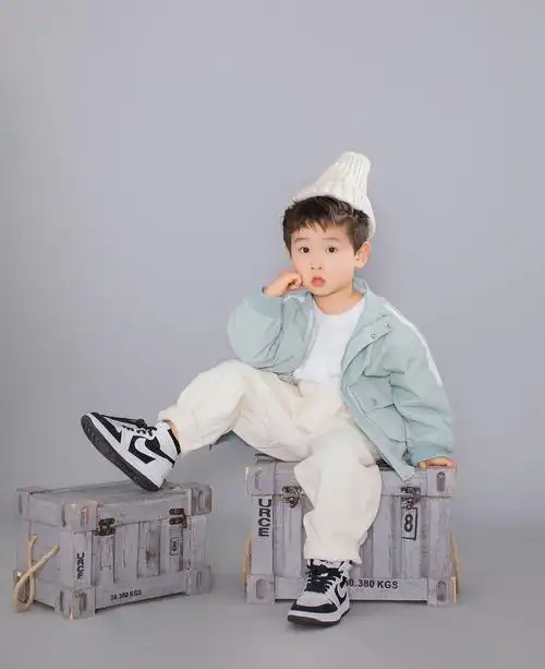 外景新款儿童摄影服装 影楼拍摄小清新4-5岁儿童主题写真拍照潮童