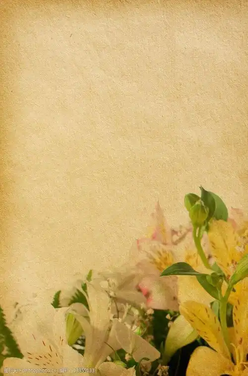 怀旧复古花纹背景图片