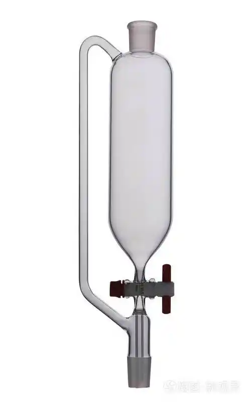 实验室或化学实验室的空分离漏斗