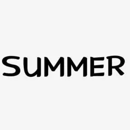 summer艺术字艺术字