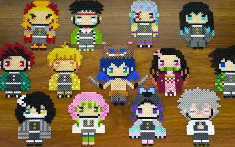 鬼灭之刃拼豆_哔哩哔哩_bilibili