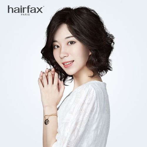hairfax假发专家韩式空气烫微卷中长发 全手织工艺