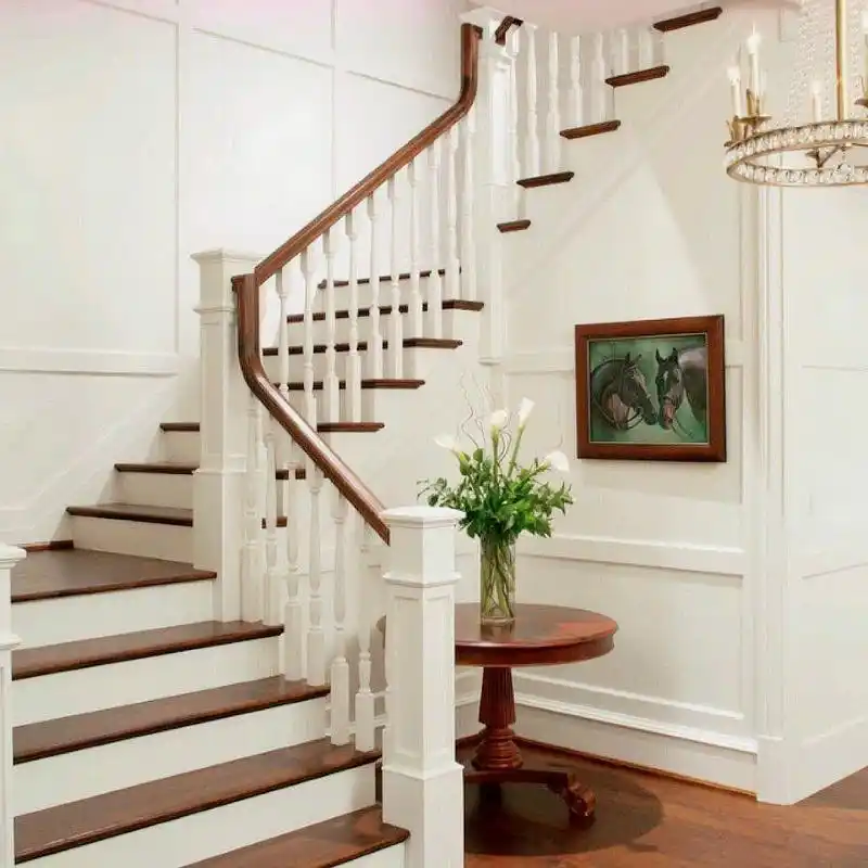 漂亮的楼梯设计可以为家增色不少,原木色楼梯搭配日式风,北欧风,新