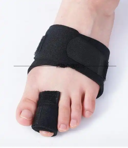 脚趾骨折固定器下地走路脚趾护具支具拖鞋石膏夹板四指通用款不分左右