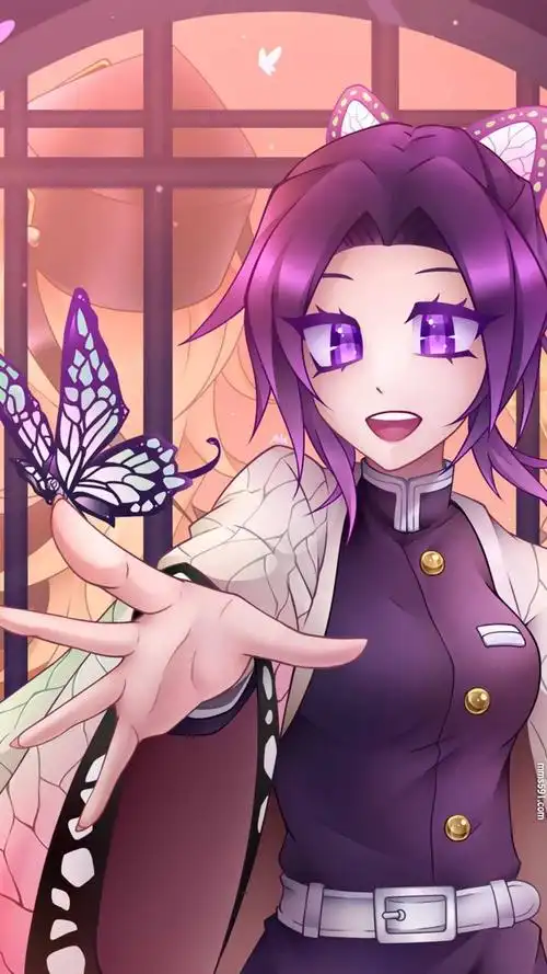 鬼灭之刃蝶屋主人制毒高手蝴蝶忍姐姐手机壁纸图片高清1080(6)