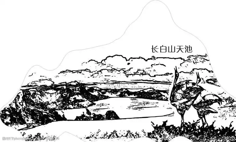 长白山天池图片