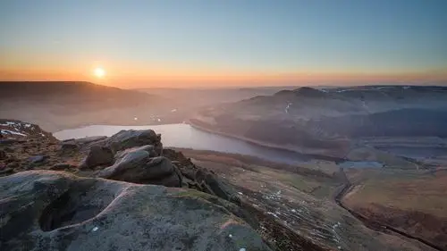 阳光,地平线,全景,景观24384