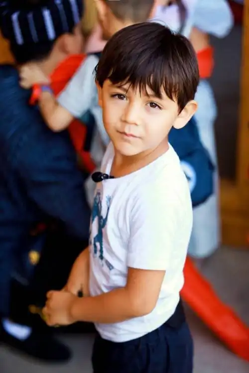 爸爸去哪儿3# 刘诺一,中法混血儿