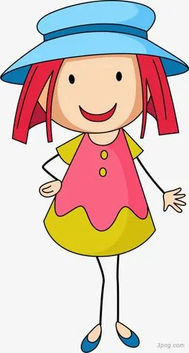 标签:画风儿童节小女孩卡通手绘矢量图快乐插画风画风开心女孩美女