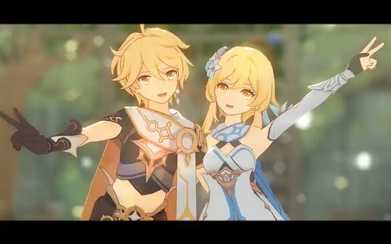 原神mmd兄妹组的自恋学派自己爱性カワイズム空荧