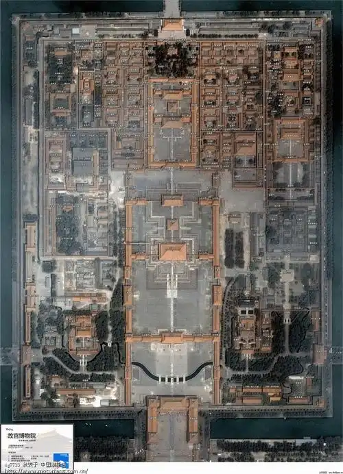 卫星图里的名胜,看地图也挺有意思