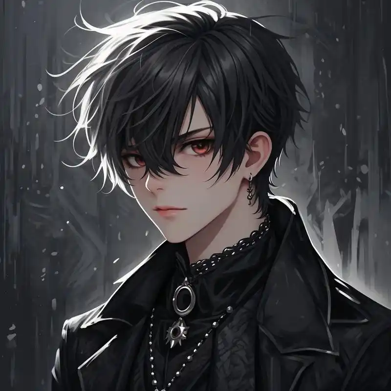 94黑暗系男生头像精选98 探索黑暗系男生头像的魅力,神秘,酷炫