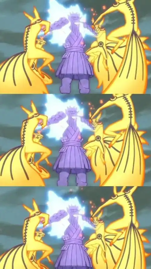 火影忍者,九尾你还是打不过佐助