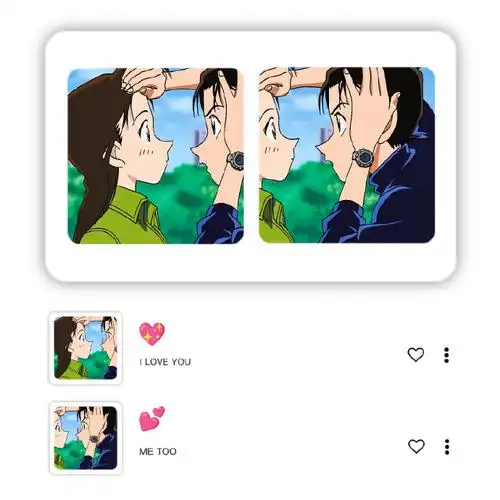 毛利兰与工藤新一的情头来了,我们新兰就是最配的小情侣#集小兰##二