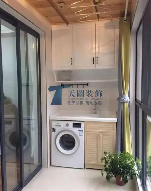 阳台洗衣机吊柜