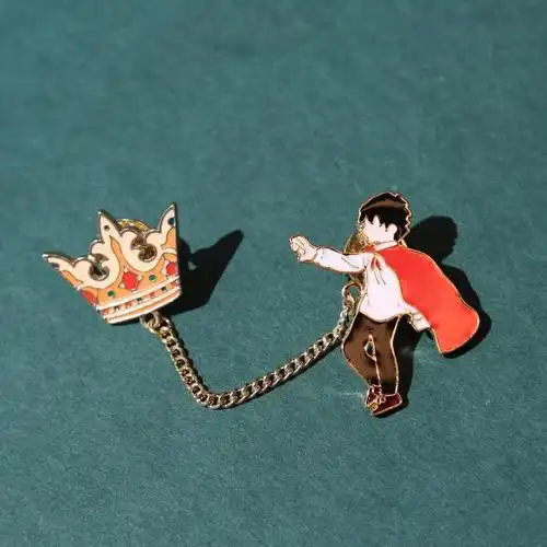 徽章肖战同小飞侠小王子金属胸针领针镀金烤漆大衣胸针