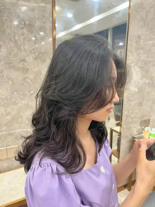 气垫烫韩式蓬松烫